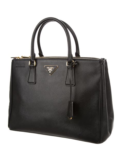 prada saffiano cuir double-zip tote large bag|saffiano leather tote.